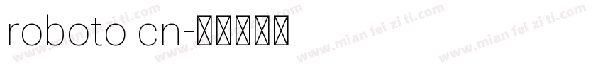 roboto cn字体转换